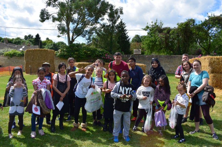 The kids having fun at Glympton.JPG